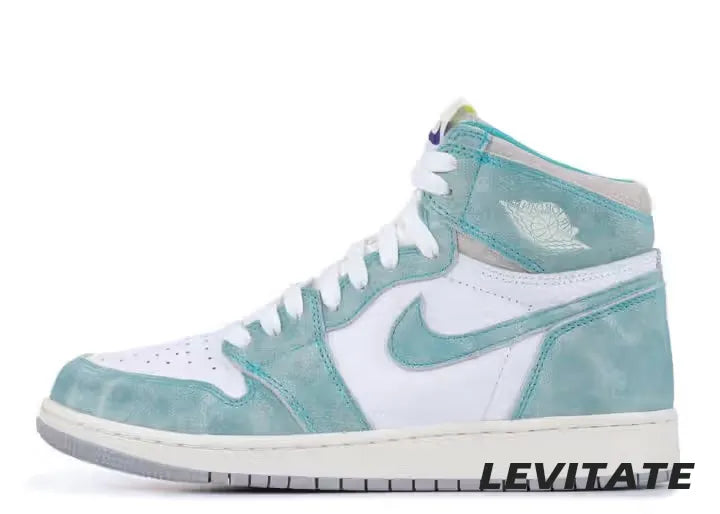 Nike Air Jordan 1 Retro High Turbo Green GS LEVITATE SNEAKERS Levitate Sneakers