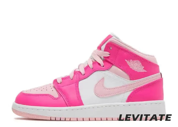 Nike Air Jordan 1 Mid 'Fierce Pink' GS