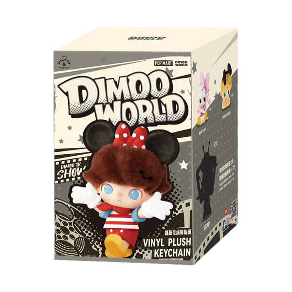 Pop Mart Dimoo World x Disney TV Show Series Vinyl Plush Keychain Single Blind Box