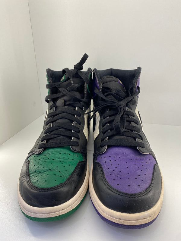 Nike Air Jordan 1 Retro High 'Court Purple'/‘Pine Green’ Mens USED 8/10 Condition