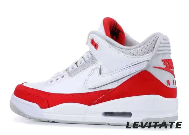 Nike Air Jordan 3 Retro 'Tinker White University Red' Mens