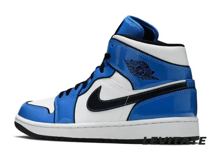 Nike Air Jordan 1 Mid 'Signal Blue' Mens