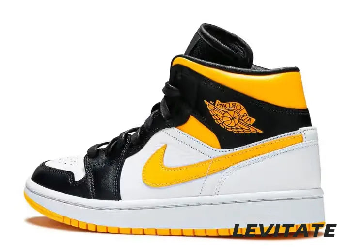 Nike Air Jordan 1 Mid ‘Laser Orange Black’ Womans