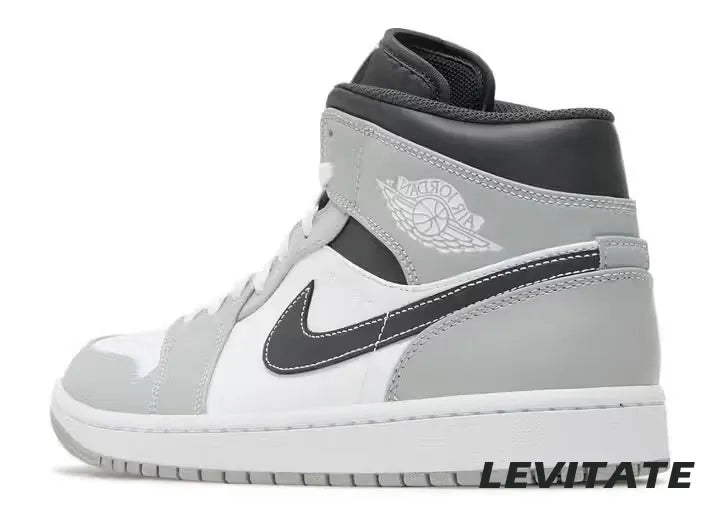 Nike Air Jordan 1 Mid 'Light Smoke Grey Anthracite' Mens