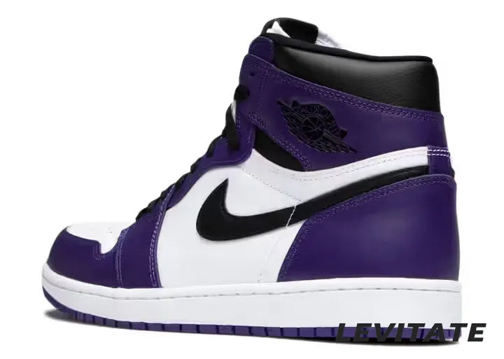 Nike Air Jordan 1 Retro High 'Court Purple White' Mens