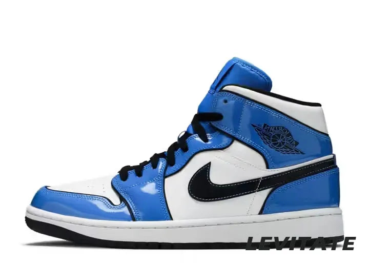 Nike Air Jordan 1 Mid 'Signal Blue' Mens