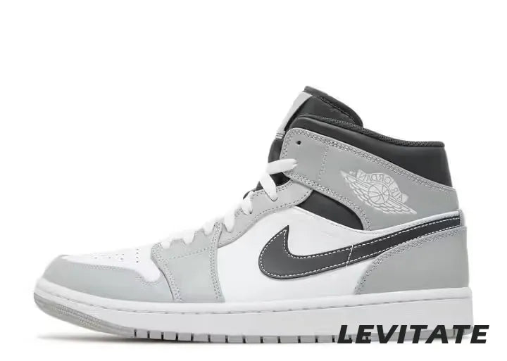 Nike Air Jordan 1 Mid 'Light Smoke Grey Anthracite' Mens