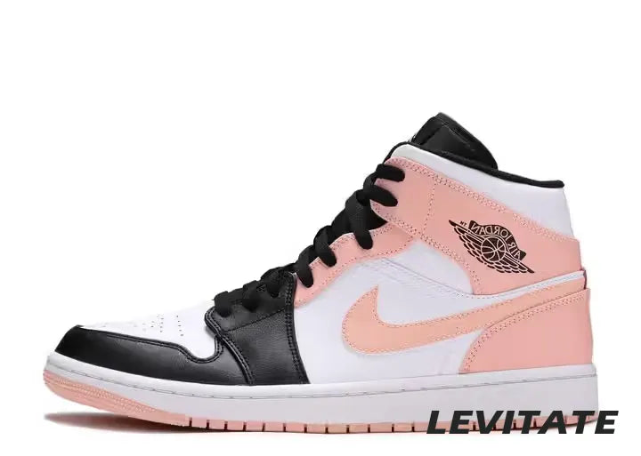 Nike Air Jordan 1 Mid ‘Arctic Orange Black Toe’ Mens