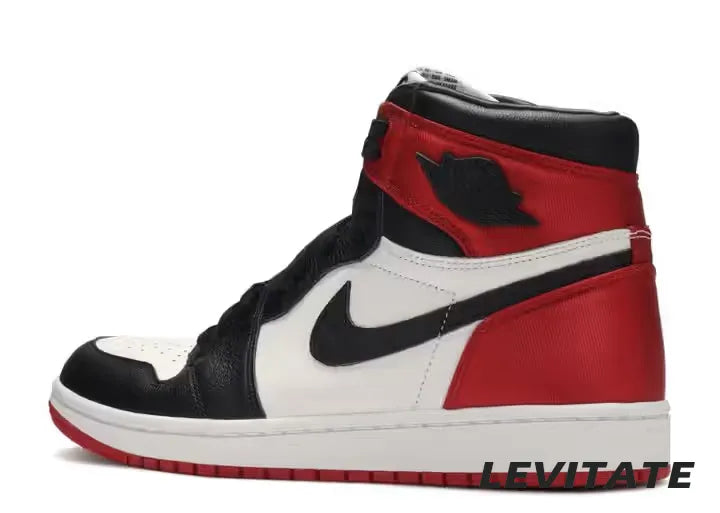 Nike Air Jordan 1 Retro High 'Satin Black Toe' Womans
