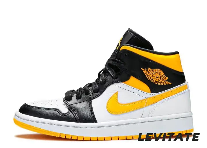 Nike Air Jordan 1 Mid ‘Laser Orange Black’ Womans
