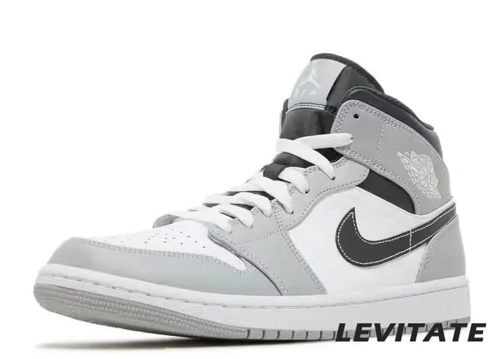 Nike Air Jordan 1 Mid 'Light Smoke Grey Anthracite' Mens