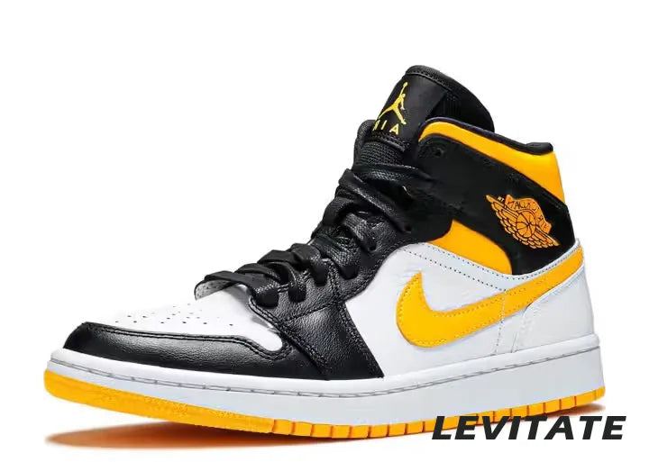 Nike Air Jordan 1 Mid ‘Laser Orange Black’ Womans