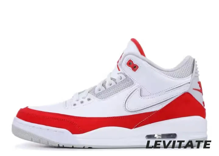 Nike Air Jordan 3 Retro 'Tinker White University Red' Mens