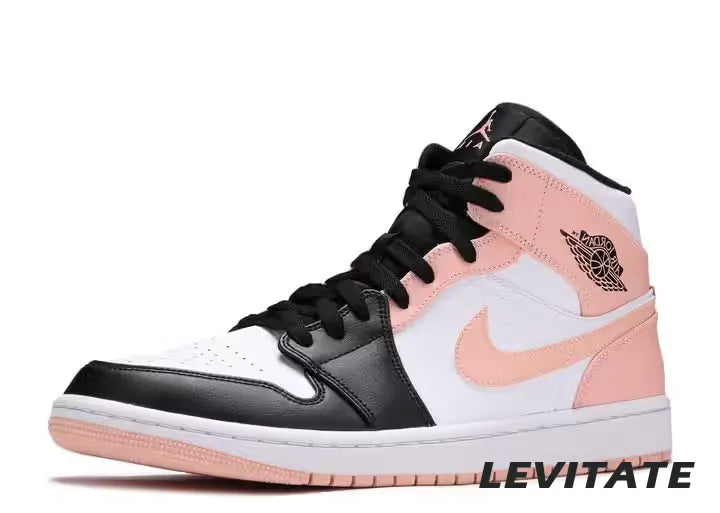 Nike Air Jordan 1 Mid ‘Arctic Orange Black Toe’ Mens