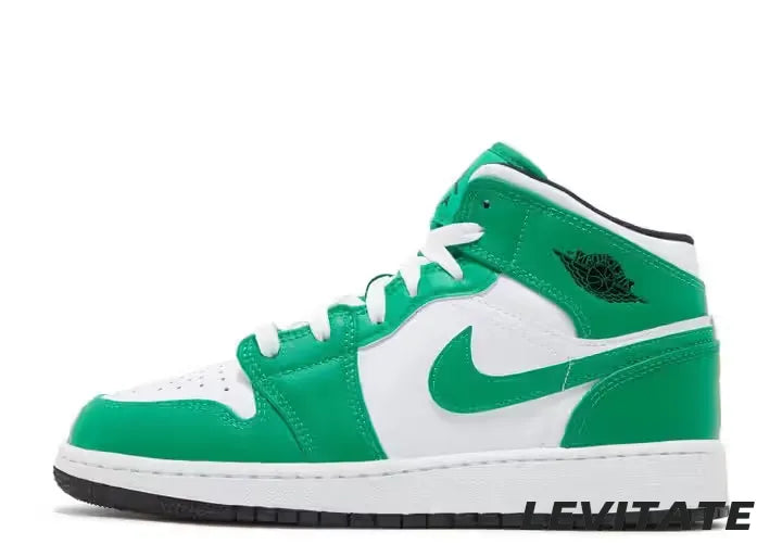 Nike Air Jordan 1 Mid 'Lucky Green' GS