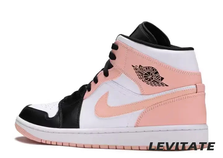 Nike Air Jordan 1 Mid ‘Arctic Orange Black Toe’ Mens