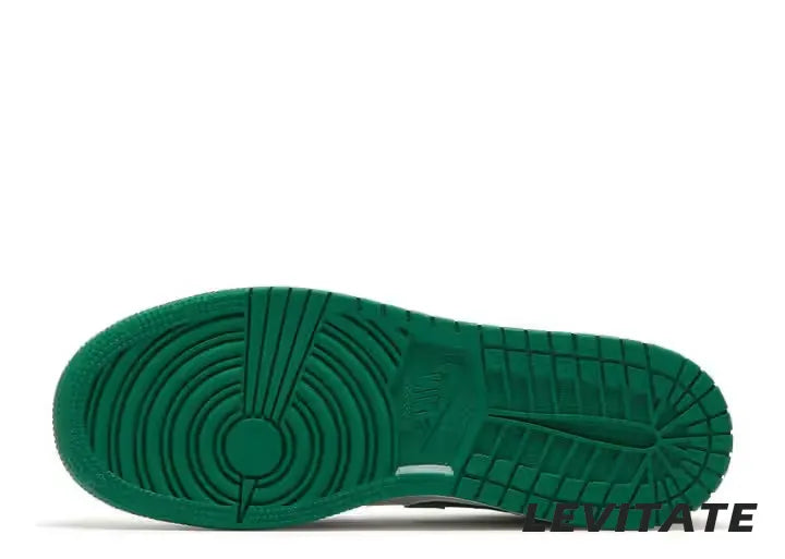 Nike Air Jordan 1 Mid SE 'White Pine Green Smoke Grey' GS
