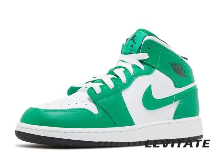 Nike Air Jordan 1 Mid 'Lucky Green' GS