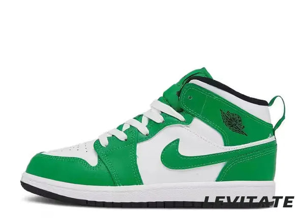 Nike Air Jordan 1 Mid 'Lucky Green' PS