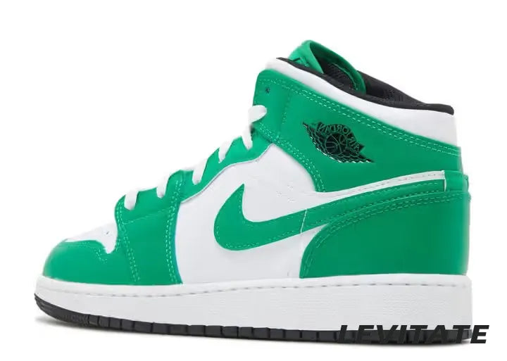 Nike Air Jordan 1 Mid 'Lucky Green' GS