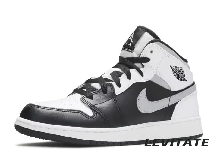 Nike Air Jordan 1 Mid White Shadow GS