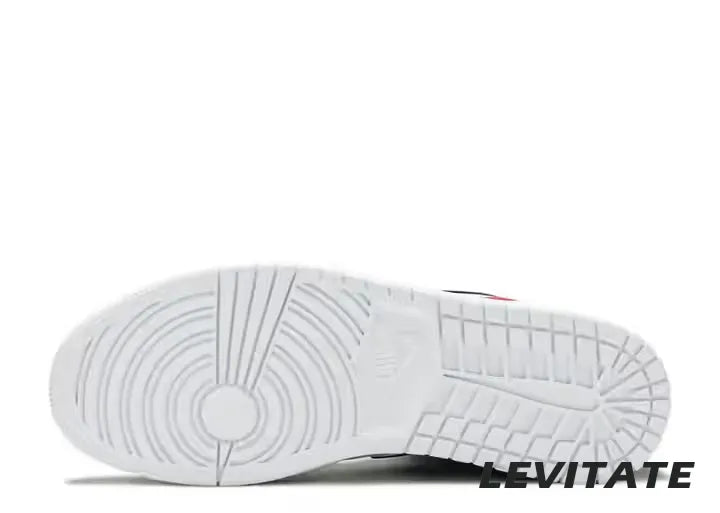 Nike Air Jordan 1 Mid "White Black Gym Red" Mens