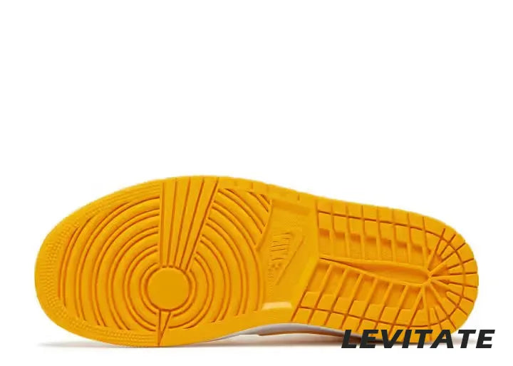 Nike AIr Jordan 1 Mid 'White University Gold'  Womans