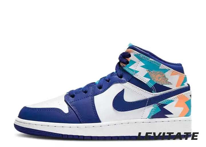 Nike Air Jordan 1 Mid 'Geometric Print' GS
