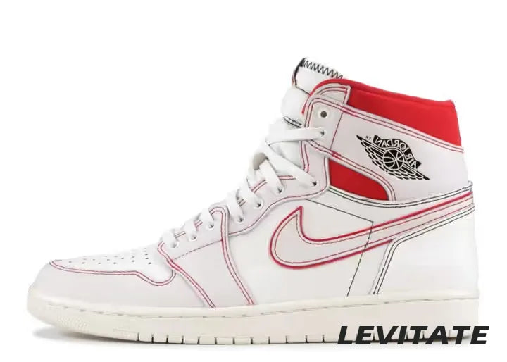 Nike Air Jordan 1 Retro High 'Phantom Gym Red' Mens