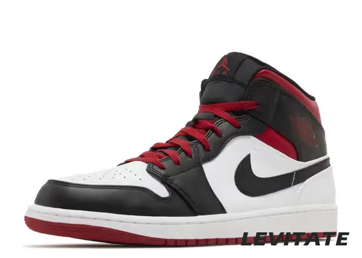 Nike Air Jordan 1 Mid Gym Red Black Toe