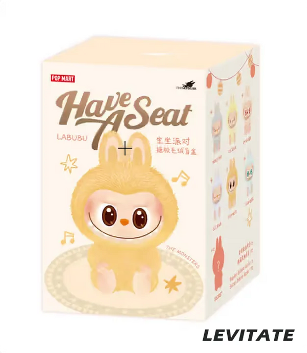 POP MART The Monsters LABUBU Have a Seat Vinyl Plush Pendant Face Sealed Case (Single Blind Box)