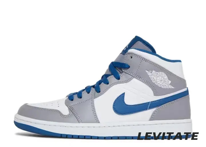 Nike Air Jordan 1 Mid 'True Blue' Mens