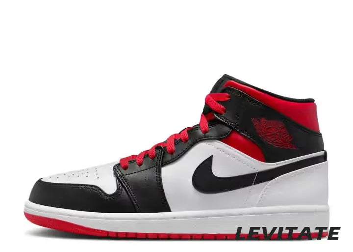 Nike Air Jordan 1 Mid Gym Red Black Toe