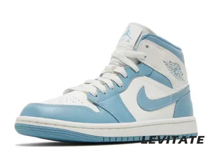 Nike Air Jordan 1 Mid 'UNC' 2022 'Womans