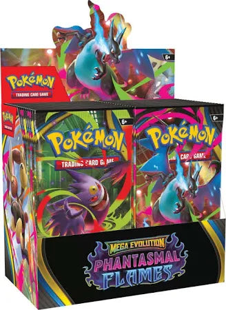 Pokémon Scarlet & Violet 'Mega Evolutions 02 Phantasmal Flames' Booster Box