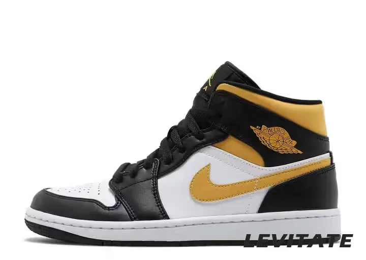 Nike Air Jordan 1 Mid "White Pollen Black" Mens