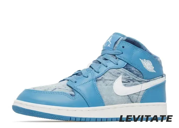 Nike Air Jordan 1 Mid 'Washed Denim' GS