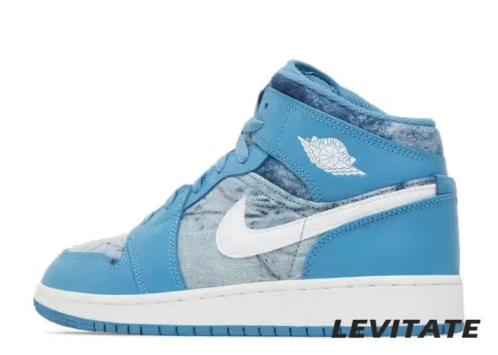 Nike Air Jordan 1 Mid 'Washed Denim' GS