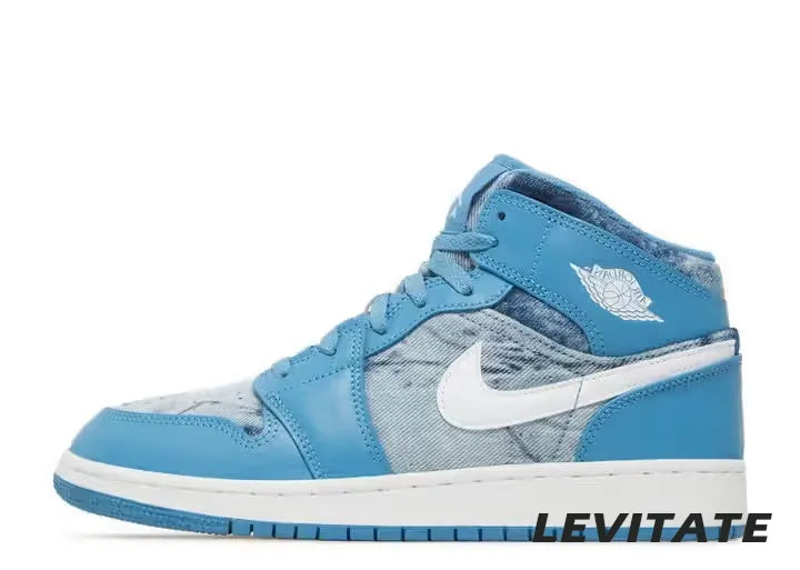 Nike Air Jordan 1 Mid 'Washed Denim' GS