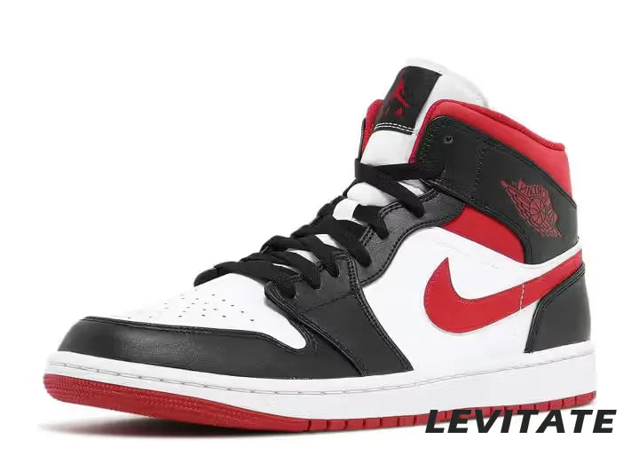 Nike Air Jordan 1 Mid 'Gym Red Black White' Mens