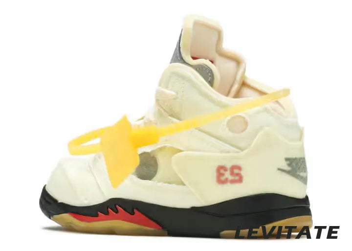 Nike Air Jordan 5 Retro x OFF-WHITE 'Sail' TD