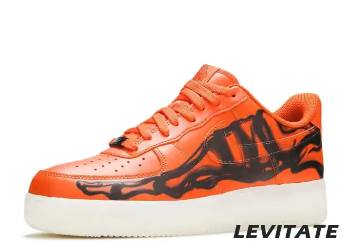 Nike Air Force 1 Low "Orange Skeleton Halloween" (2020)