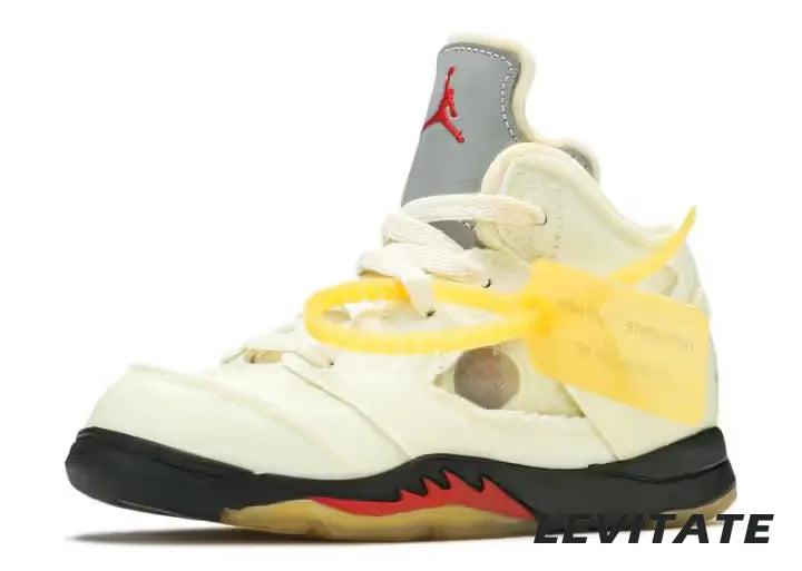 Nike Air Jordan 5 Retro x OFF-WHITE 'Sail' TD