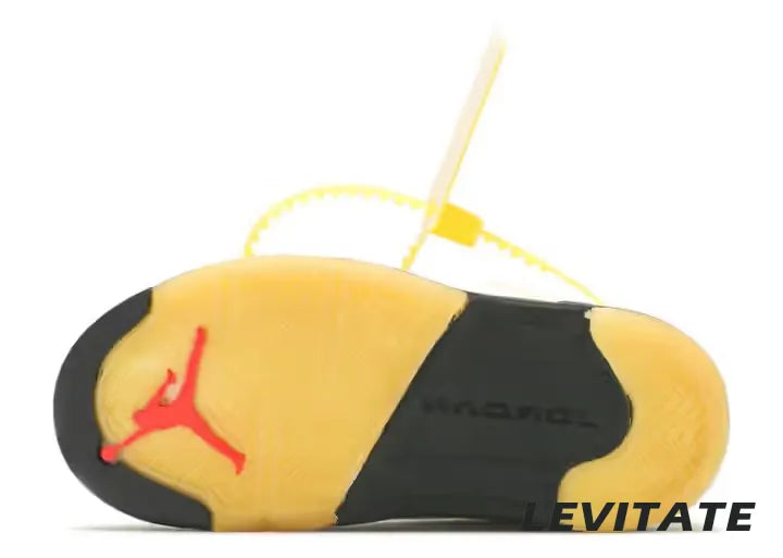 Nike Air Jordan 5 Retro x OFF-WHITE 'Sail' TD