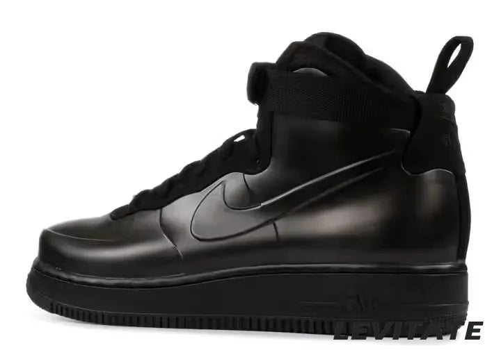 Nike Air Force 1 Foamposite Cup Triple Black LEVITATE SNEAKERS Levitate Sneakers