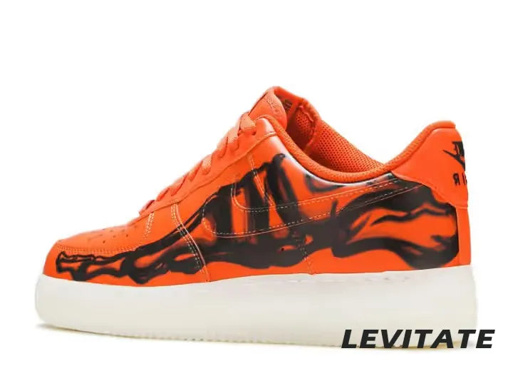 Nike Air Force 1 Low "Orange Skeleton Halloween" (2020)