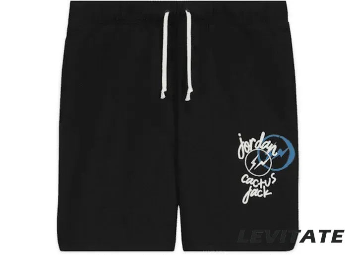 Travis Scott x Jordan x Fragment Shorts ’Black‘