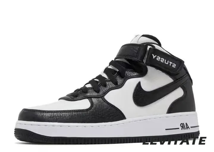 Stussy X Air Force 1 Mid 'Black White'